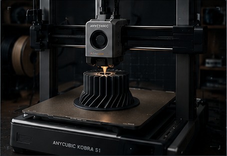 3D tiskárna Anycubic Kobra S1 při tisku